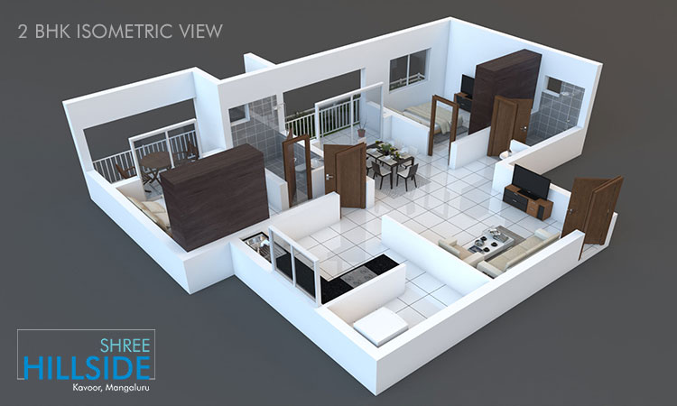 Shree Hillside isometric view